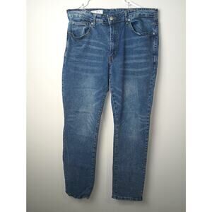Gap Original Straight Demin Jeans Women Size  36 x32 Medium Wash Y2K